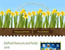 Tablet Screenshot of daffodilfestivals.com